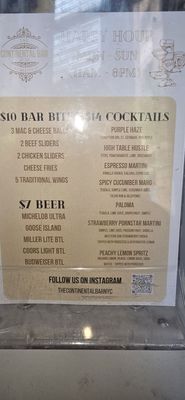 Menu photo 3 The Continental Bar New York, NY Menu photo 3 The Continental Bar New York, NY