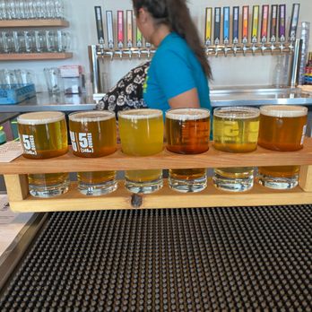 Dru Bru - Cle Elum - Close up flight. - Brewpubs Near Me - Cle Elum, Washington Dru Bru - Cle Elum - Close up flight. - Brewpubs Near Me - Cle Elum, Washington
