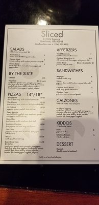 Menu photo 3 Sliced Hoschton, GA