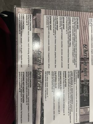 Menu photo 6 Tracks Cary, IL
