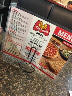 Menu photo 3 Marco's Pizza Pflugerville, TX