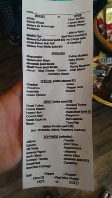 Menu photo 8 Spring Street Deli Friday Harbor, WA