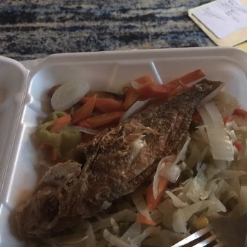 Rowe's Restaurant - My small fish and veggies costing $16 and some change. It was also very dry. - Caribbean Near Me - Brooklyn, New York Rowe's Restaurant - My small fish and veggies costing $16 and some change. It was also very dry. - Caribbean Near Me - Brooklyn, New York