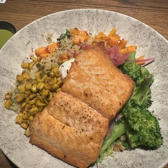 Tavern in the Square - Quinoa** Bowl with Salmon - Seafood Near Me - West Hartford, Connecticut Tavern in the Square - Quinoa** Bowl with Salmon - Seafood Near Me - West Hartford, Connecticut