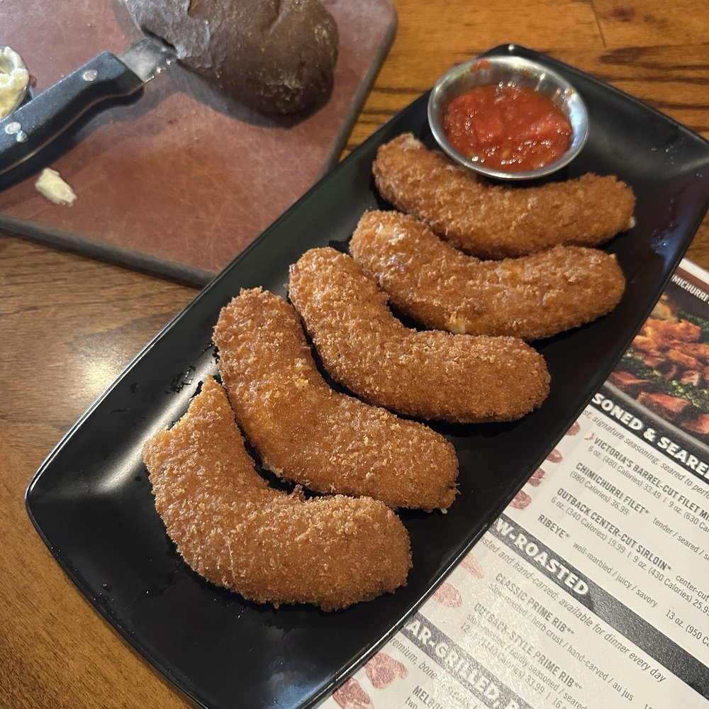 Outback Steakhouse - Fried Mozzarella Bloomerangs - Steakhouses Near Me - Daly City, California Outback Steakhouse - Fried Mozzarella Bloomerangs - Steakhouses Near Me - Daly City, California