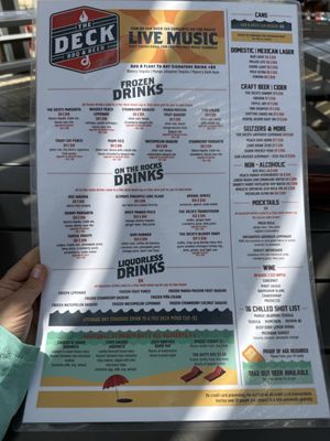 Menu photo 6 The Deck Muskegon, MI
