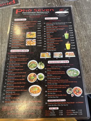 Menu photo 1 Pho Seven San Lorenzo, CA Menu photo 1 Pho Seven San Lorenzo, CA