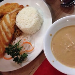 wok und sushi - Huhn mit erdnusssauce
