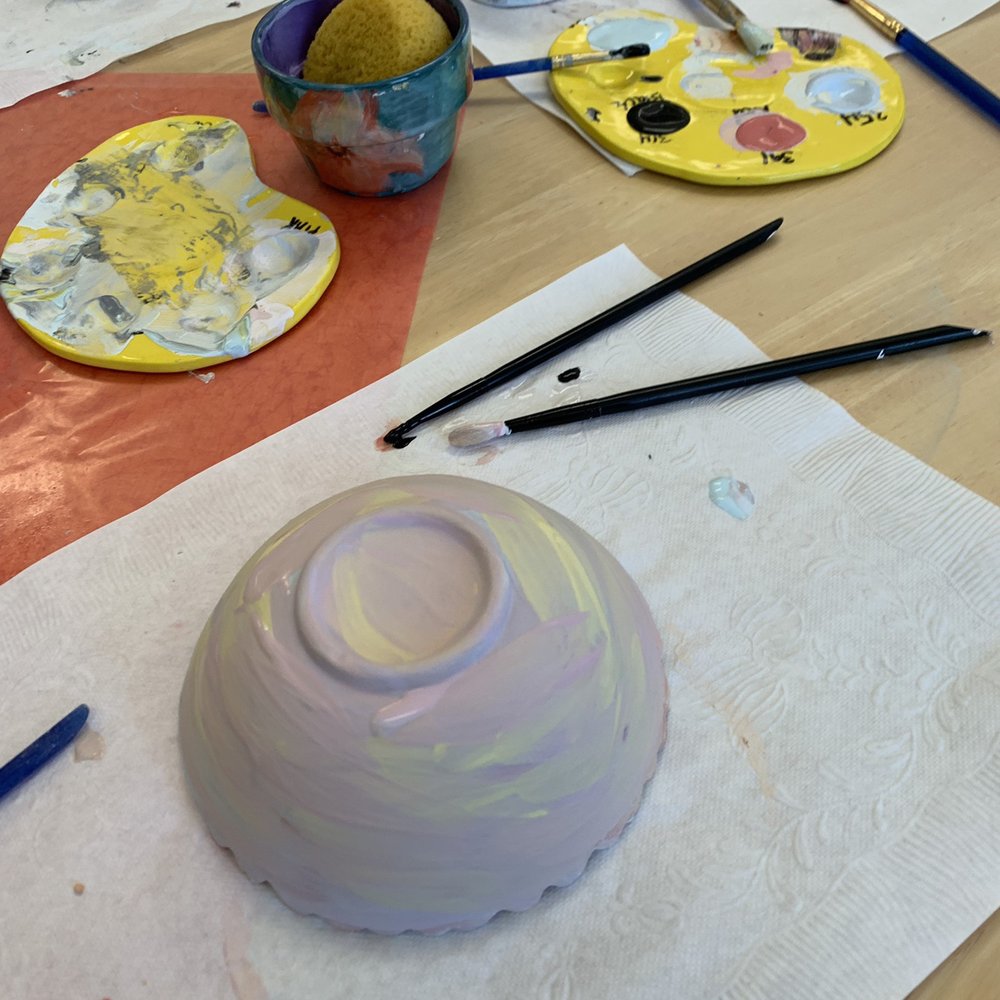 Clay 'N Latte - Bowl - Paint & Sip Near Me - Vista, California Clay 'N Latte - Bowl - Paint & Sip Near Me - Vista, California