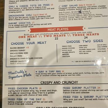 MacDaddy's Family Kitchen - Menu - Southern Near Me - Port Aransas, Texas MacDaddy's Family Kitchen - Menu - Southern Near Me - Port Aransas, Texas