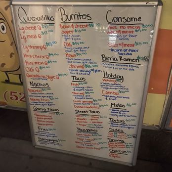Sonora Hotdogs - Menu - Food Trucks Near Me - Maricopa, Arizona