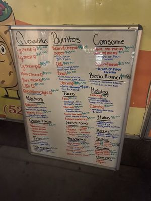 Menu photo 2 Sonora Hotdogs Maricopa, AZ