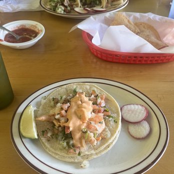 El Sombrero - Shrimp Taco - Mexican Near Me - Manhattan Beach, California