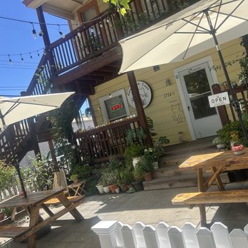 Meow Me Cafe - Outside patio area - Bakeries Near Me - Sacramento, California