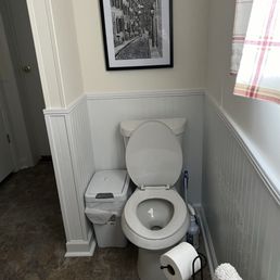 My bathroom/walk-in shower renovation completed by Vine's