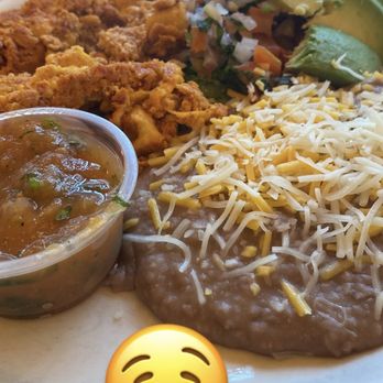 Don's Country Kitchen - Chorizo scramble with refried beans and salsa - Breakfast & Brunch Near Me - Oceanside, California