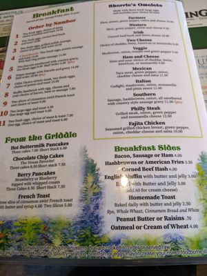 Menu photo 2 Sherrie's Restaurant Ishpeming, MI