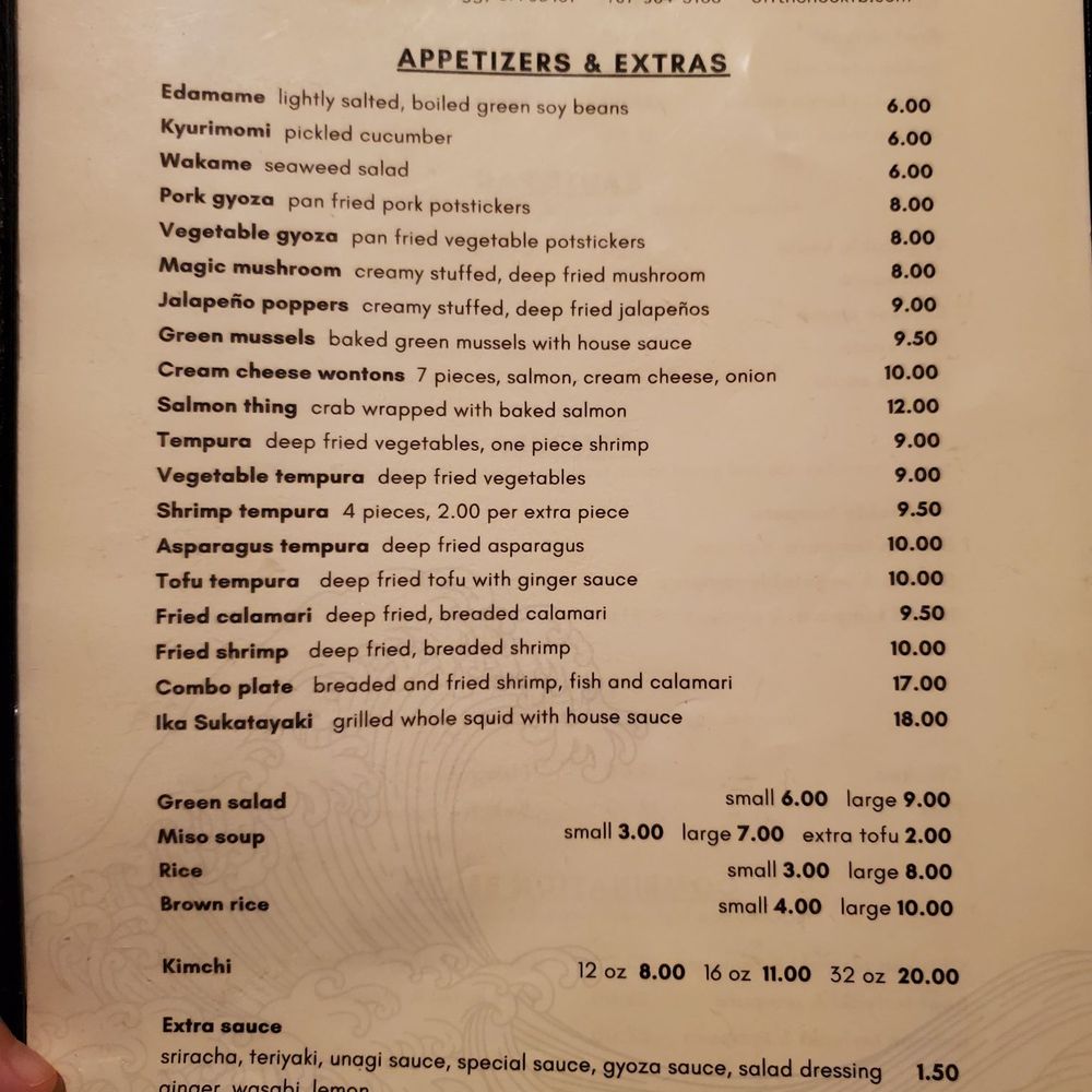 Off The Hook Sushi - Menu - Sushi Bars Near Me - Fort Bragg, California Off The Hook Sushi - Menu - Sushi Bars Near Me - Fort Bragg, California