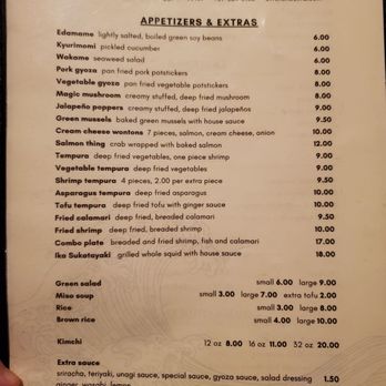 Off The Hook Sushi - Menu - Sushi Bars Near Me - Fort Bragg, California