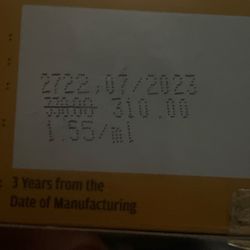 It had been expired 3 years ago.
