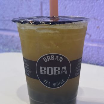 Urban Boba Tea House - Mango Green Urban Fruit Mix Tea - Juice Bars & Smoothies Near Me - Tempe, Arizona