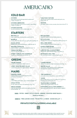 Menu photo 7 Americano, Lincoln Park Chicago, IL