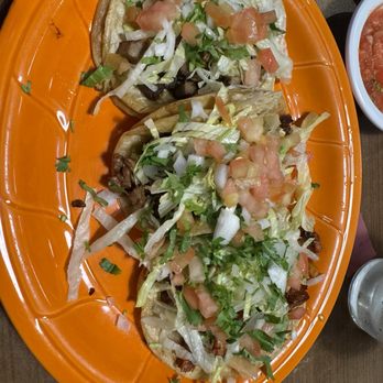Encanto - 3 street tacos- lengua, al pastor, carne asada - Mexican Near Me - Urbana, Illinois