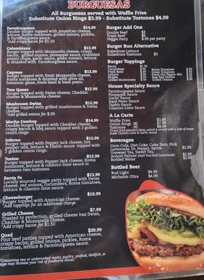 Menu photo 1 FarmBurguesa Vinton, VA Menu photo 1 FarmBurguesa Vinton, VA