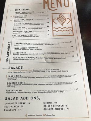 Menu photo 6 Firewater Kitchen + Bar Oakland, MD