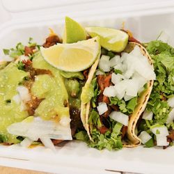 Taqueria 2 Potrillos - Taqueria 2 Potrillos in Perris, CA. Al Pastor and cabeza tacos.