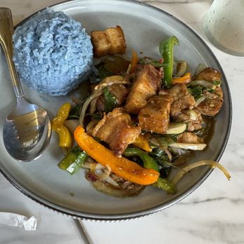 Chapter Two - Spicy basil (Kapow) with pork belly - Thai Near Me - Loma Linda, California