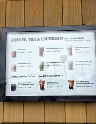 Menu photo 1 Starbucks El Cajon, CA