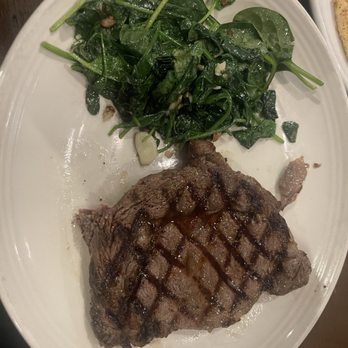 Carrabba's Italian Grill - Ribeye 13oz with spinach - Italian Near Me - Las Vegas, Nevada Carrabba's Italian Grill - Ribeye 13oz with spinach - Italian Near Me - Las Vegas, Nevada