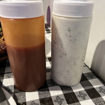 Bosphorus - Hot sauce and yougurt sauce...both good. - Turkish Near Me - Englewood, Colorado