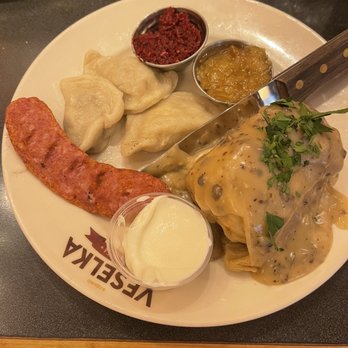 Veselka - Deluxe Meat Combo - Ukrainian Near Me - New York, New York