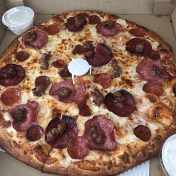 King Kong NY Pizza - Skimped out on meat on the all meat pizza. - Pizza Near Me - San Jose, California King Kong NY Pizza - Skimped out on meat on the all meat pizza. - Pizza Near Me - San Jose, California