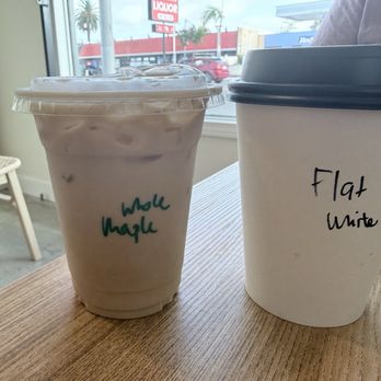 Gio's Café - Flat white and iced maple brown sugar - Coffee & Tea Near Me - Inglewood, California Gio's Café - Flat white and iced maple brown sugar - Coffee & Tea Near Me - Inglewood, California