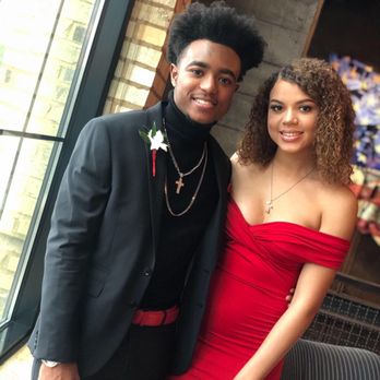 McNamara Florist - Geist - My son, his date and lovely boutonnière. - Florists Near Me - Fishers, Indiana McNamara Florist - Geist - My son, his date and lovely boutonnière. - Florists Near Me - Fishers, Indiana
