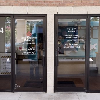 Texas Children S Pediatrics Cypresswood 11 Reviews Family Practice 8111 Cypresswood Dr Spring Tx Phone Number Yelp