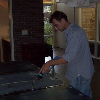 Dallas Billiard Pros - Marc, waxing slate seems. - Pool & Billiards Near Me - Carrollton, Texas Dallas Billiard Pros - Marc, waxing slate seems. - Pool & Billiards Near Me - Carrollton, Texas
