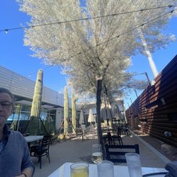 OSHO Brewery - Outdoor patio - at the airport!