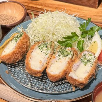 Kobuta And Ookami - Mozzarella katsu ($21) + side of gravy ($6) - Japanese Near Me - Seattle, Washington