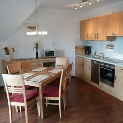 Ferienwohnung in Norddeich / Ostfreisland - Koch un Essbereich