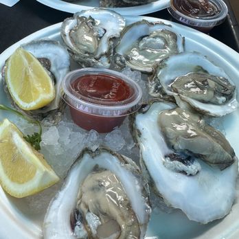 Sea Harvest - Raw 6 Oysters on the 1/2 Shell - Seafood Near Me - Monterey, California