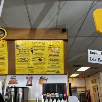 The Yeller Sub - a menu on the wall - Sandwiches Near Me - Albuquerque, New Mexico