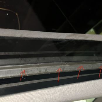 Jet Black Tint - Razor blade cuts in window frame - Car Window Tinting Near Me - Alameda, California Jet Black Tint - Razor blade cuts in window frame - Car Window Tinting Near Me - Alameda, California