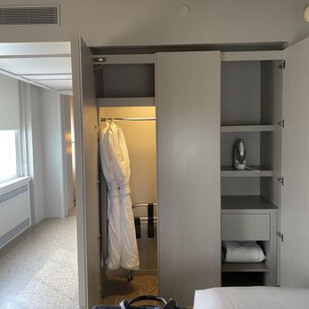 21c Museum Hotel Durham - Nice closet space w robes. - Hotels Near Me - Durham, North Carolina