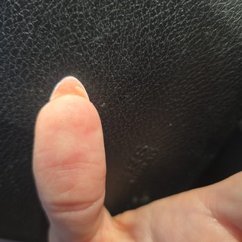 T& L Nails Spa - The thumbnail filed pretty much all the way off with the electric file. If you zoom in, you can see where she grindedoff the thumb nail. - Nail Salons Near Me - St. Joseph, Michigan T& L Nails Spa - The thumbnail filed pretty much all the way off with the electric file. If you zoom in, you can see where she grindedoff the thumb nail. - Nail Salons Near Me - St. Joseph, Michigan