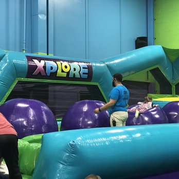 Xplore - Bouncing balls for mire advanced kids. Staff helps little children to jump through the balls - Venues & Event Spaces Near Me - Port Jefferson Station, New York Xplore - Bouncing balls for mire advanced kids. Staff helps little children to jump through the balls - Venues & Event Spaces Near Me - Port Jefferson Station, New York