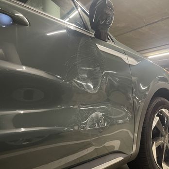 EMG Mobile Bumper Repair - Before - Mobile Dent Repair Near Me - San Diego, California